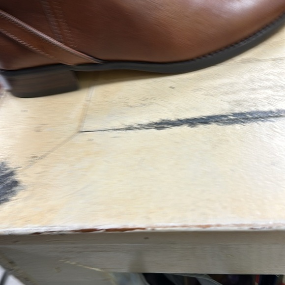 Coach Micha Cheatnut Brown Leather Buckle Riding Boots Size 5.5 Wide Calf - Picture 5 of 10